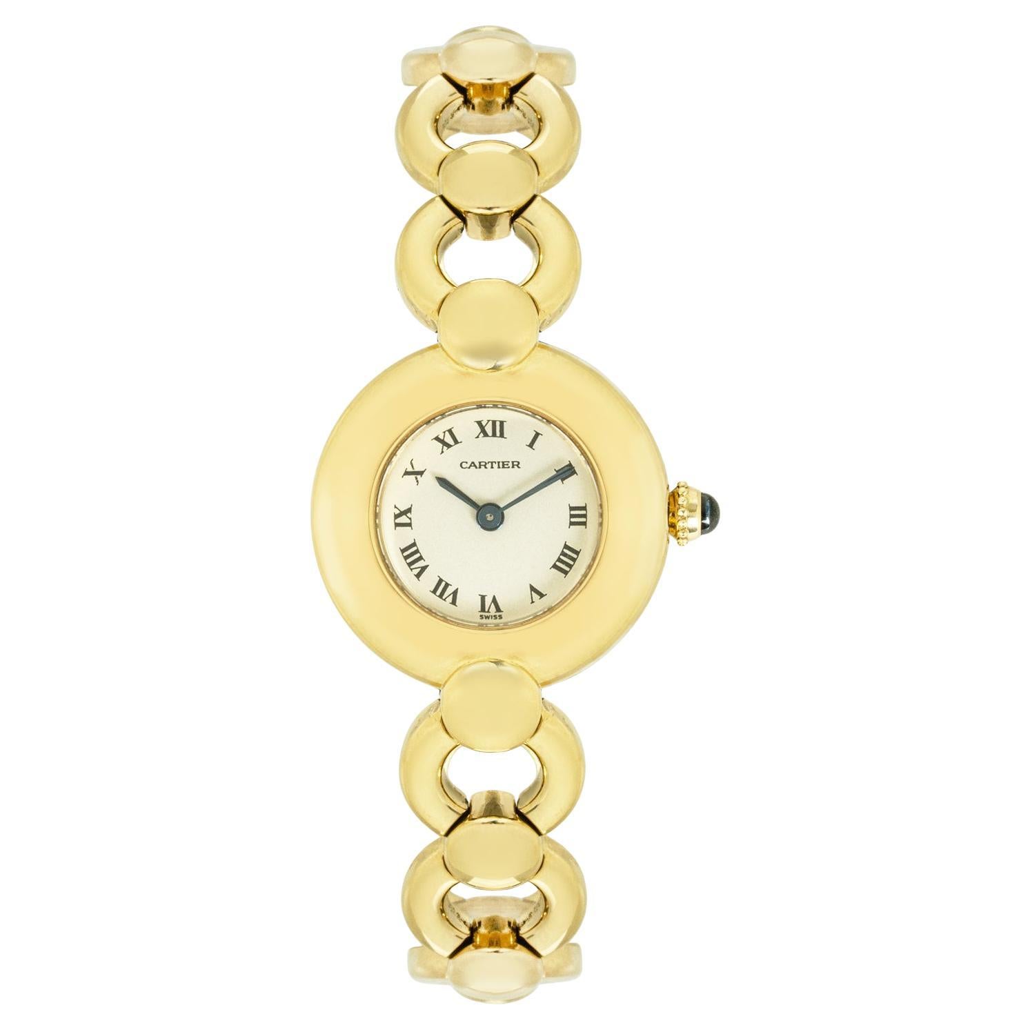 Cartier Colisée Or Jaune 24mm 1989 1 en vente