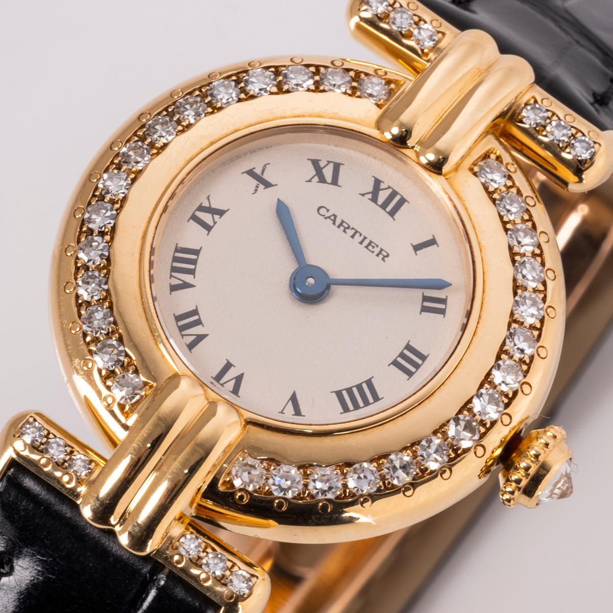 Cartier Colisee Yellow Gold Diamond Set 3