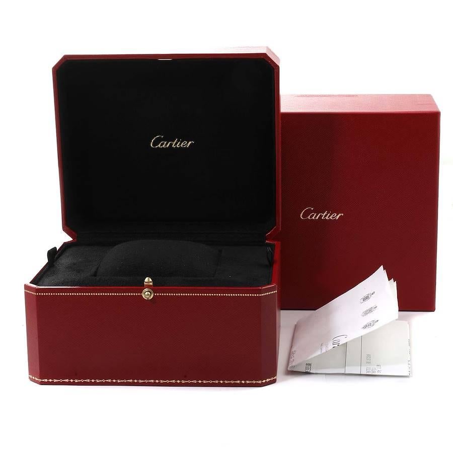 Cartier Colisee Yellow Gold Diamond Silver Dial Ladies Watch 1129 Box Papers 6