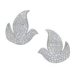 Cartier "Colombe de la Paix" Diamond Earrings