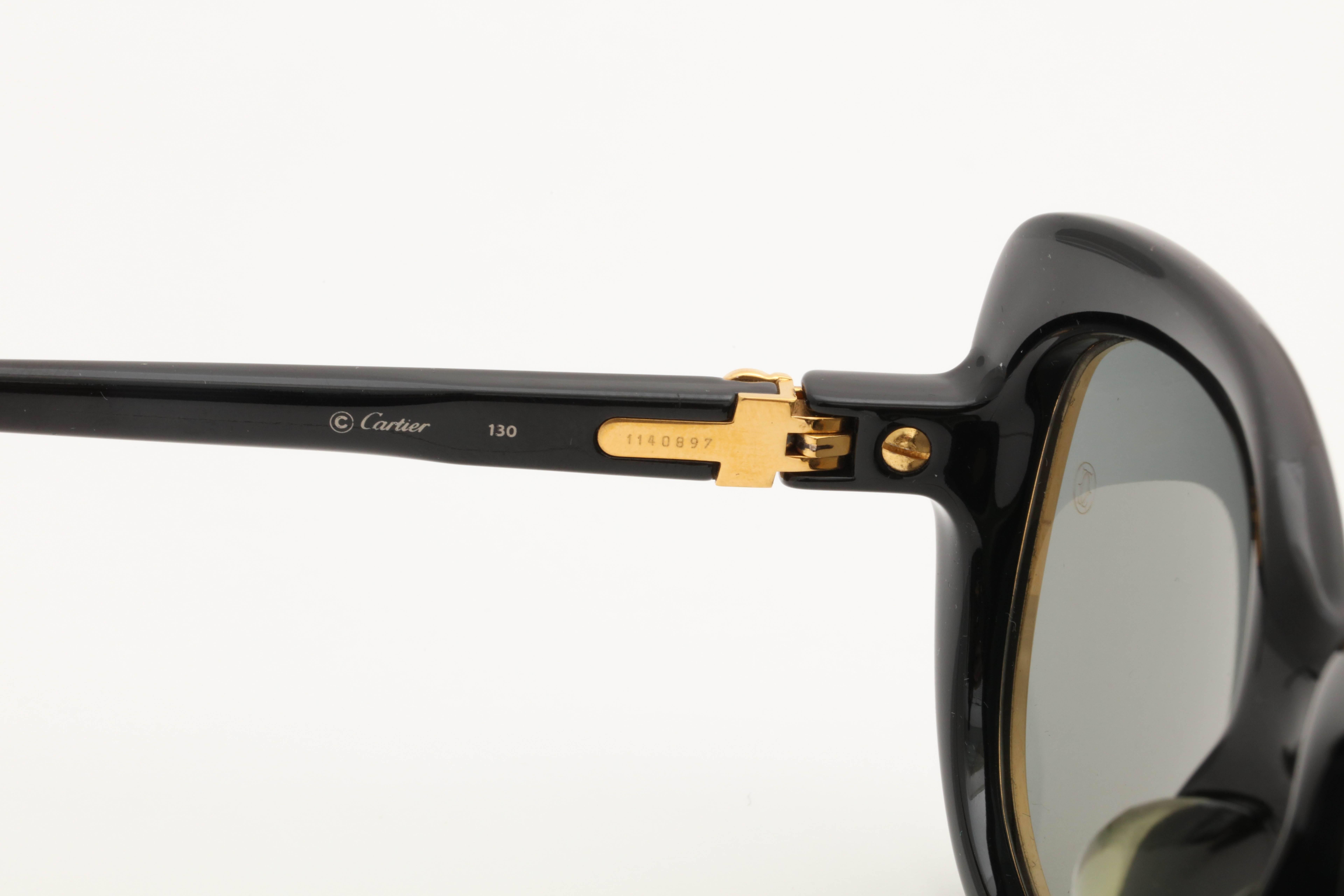 Cartier Conquete Vintage Sunglasses For Sale 3