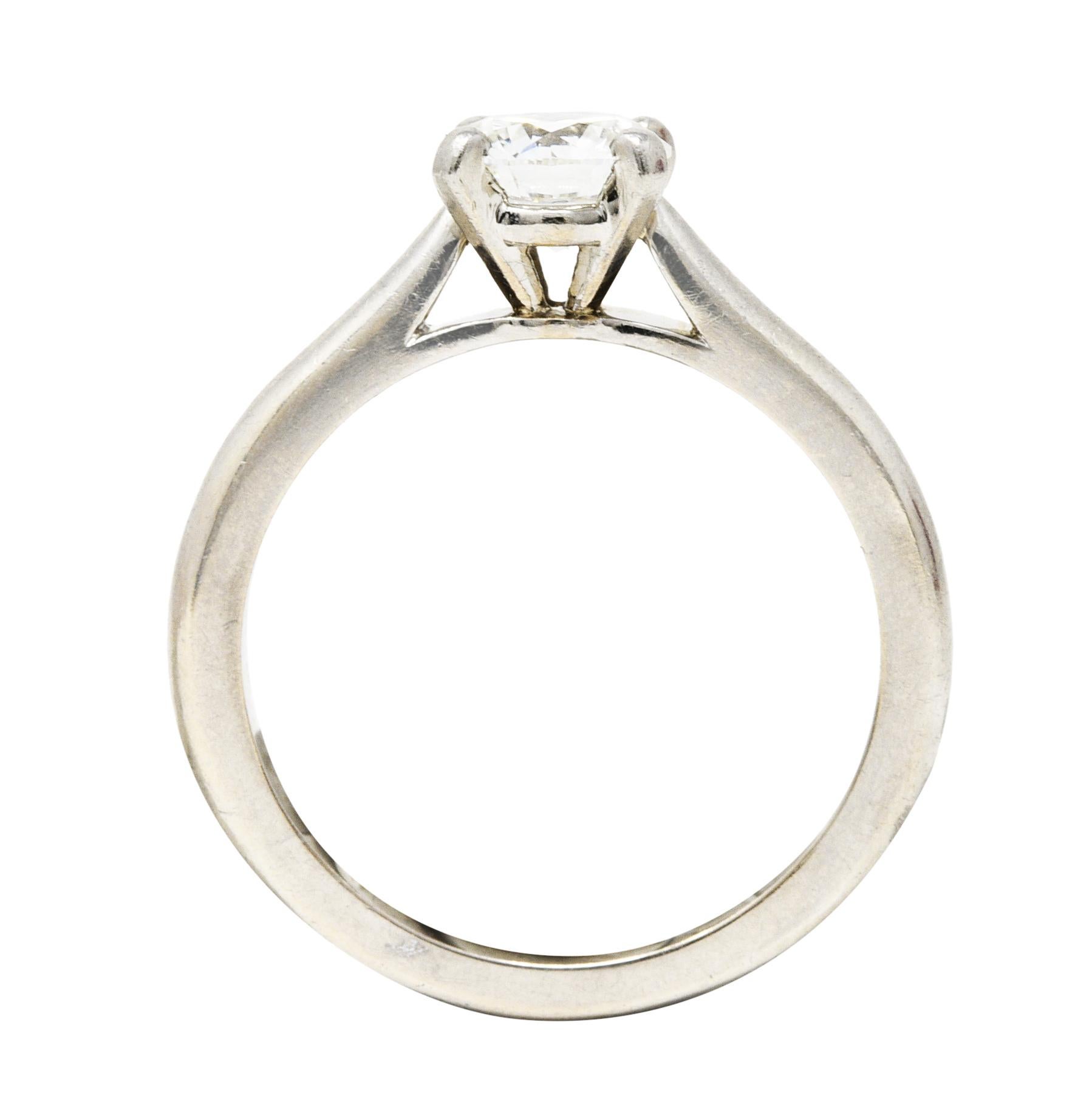 Cartier Contemporary 1.02 Carats Diamond Platinum Solitaire Engagement Ring 1