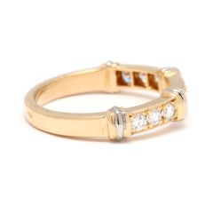 Cartier Contessa .25ctw Diamond Band Ring, 18k Yellow Gold, Ring Size 6.25