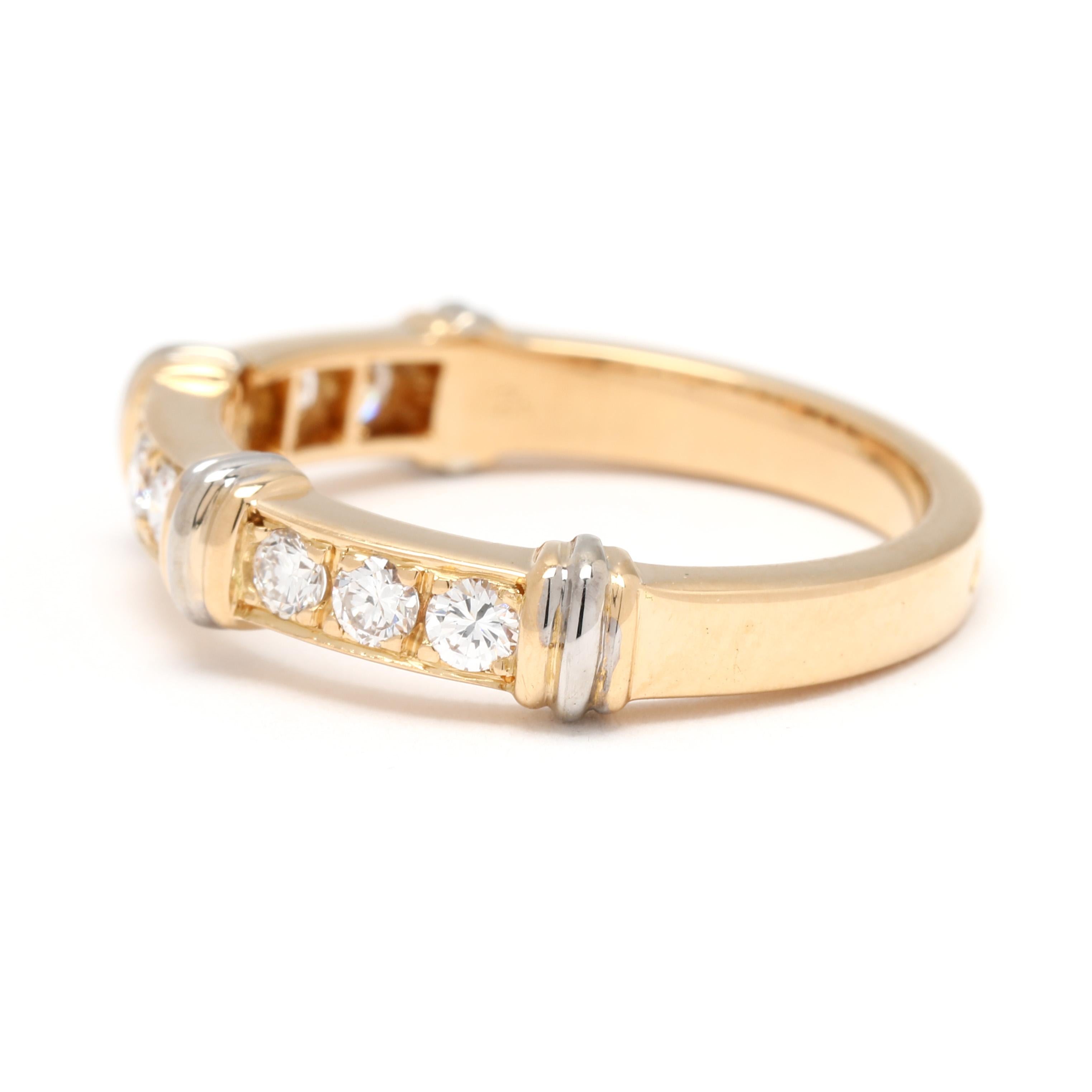 Cartier Contessa .25ctw Diamantring, 18k Gelbgold, Ring Größe 6,25 im Zustand „Gut“ in McLeansville, NC
