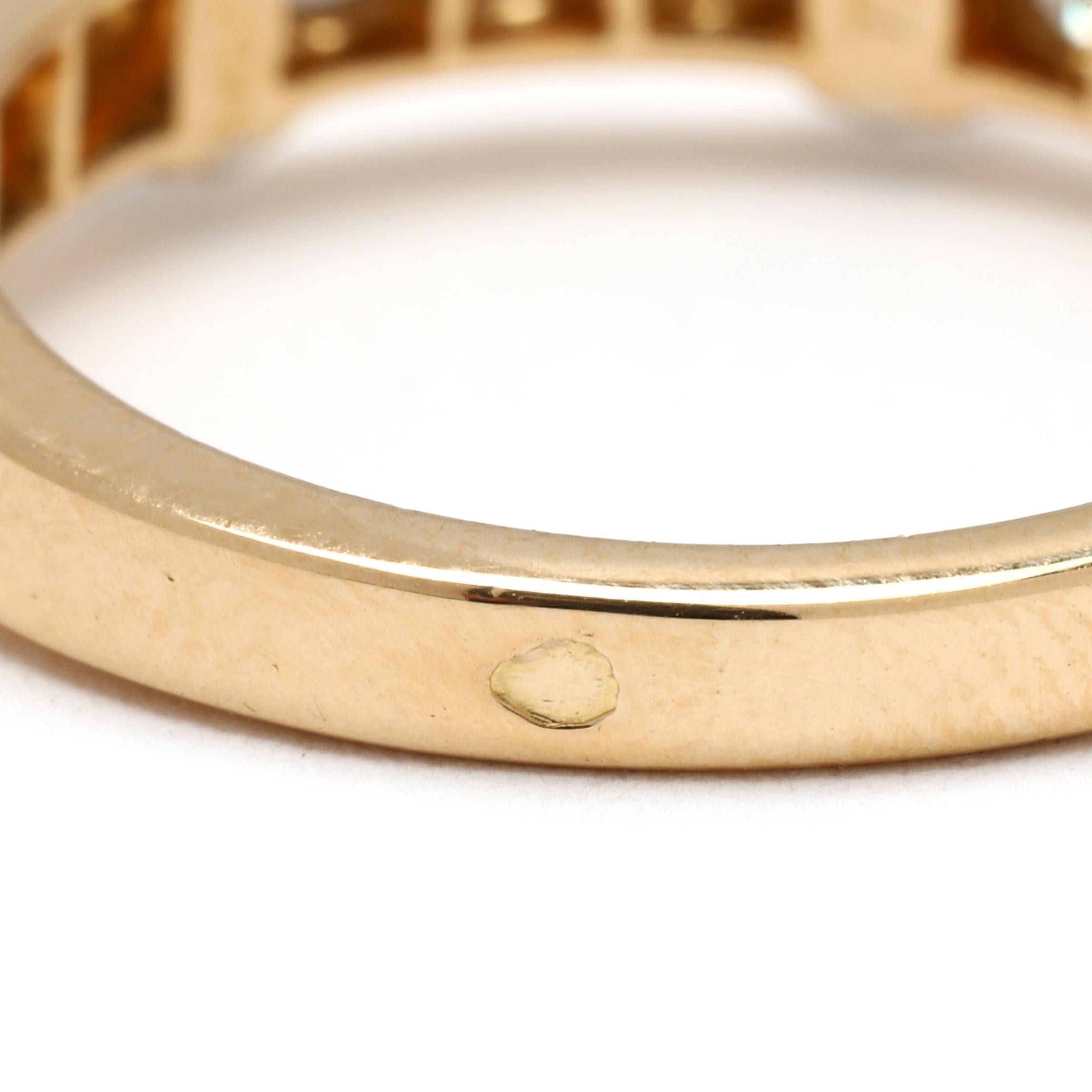 Cartier Contessa .25ctw Diamantring, 18k Gelbgold, Ring Größe 6,25 1