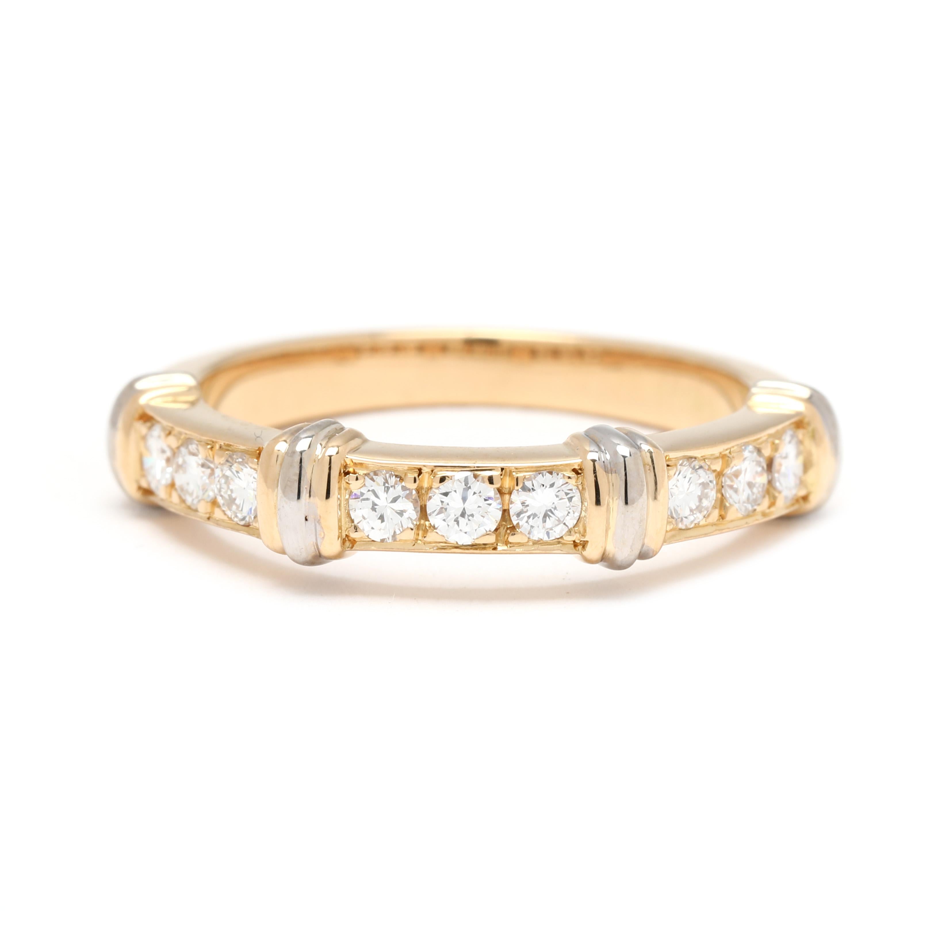 Cartier Contessa .25ctw Diamantring, 18k Gelbgold, Ring Gr�öße 6,25