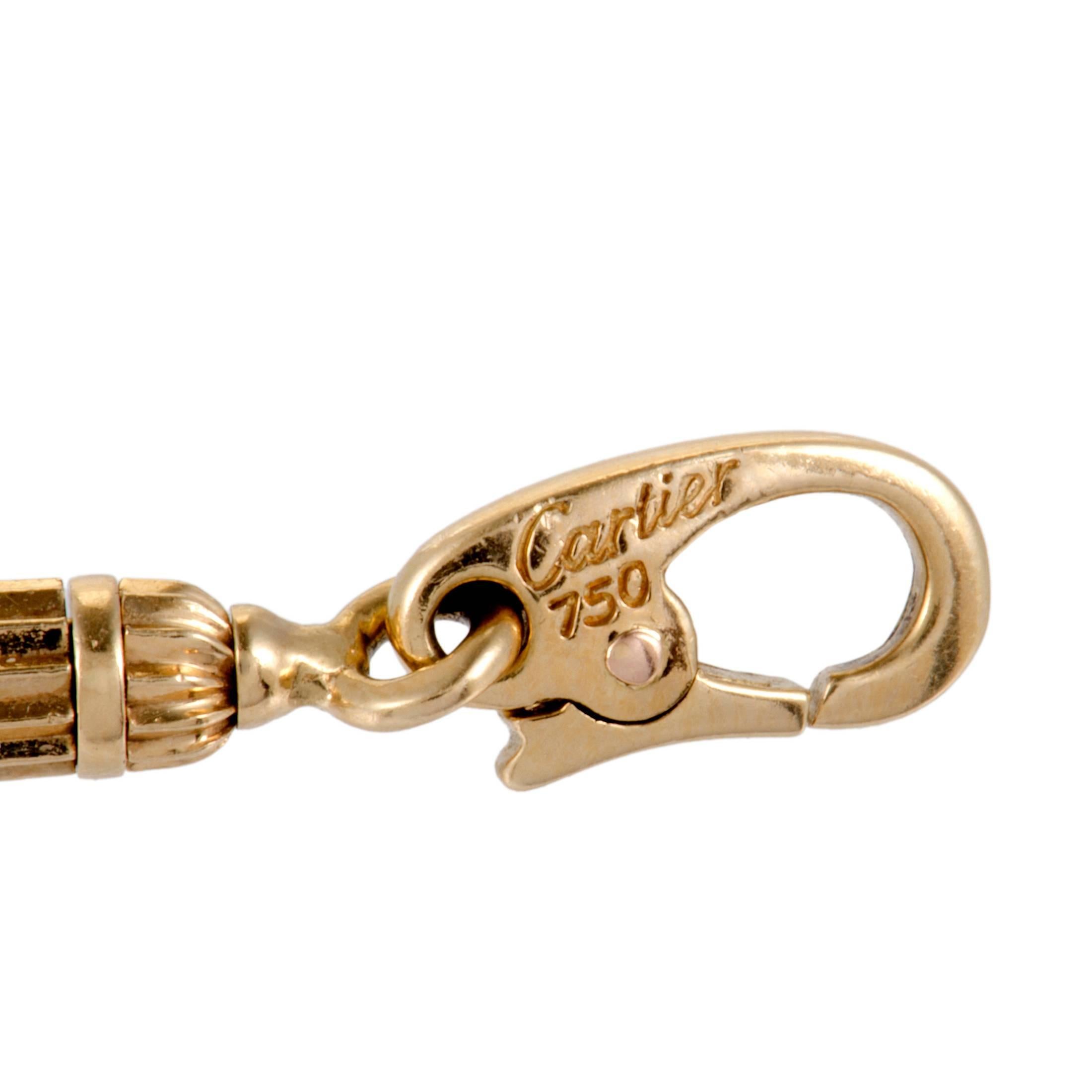 Women's Cartier Coral Gold Pen Pendant/Charm