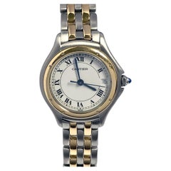 Cartier Cougar 18k and Steel ladies Quartz Wrist Watch