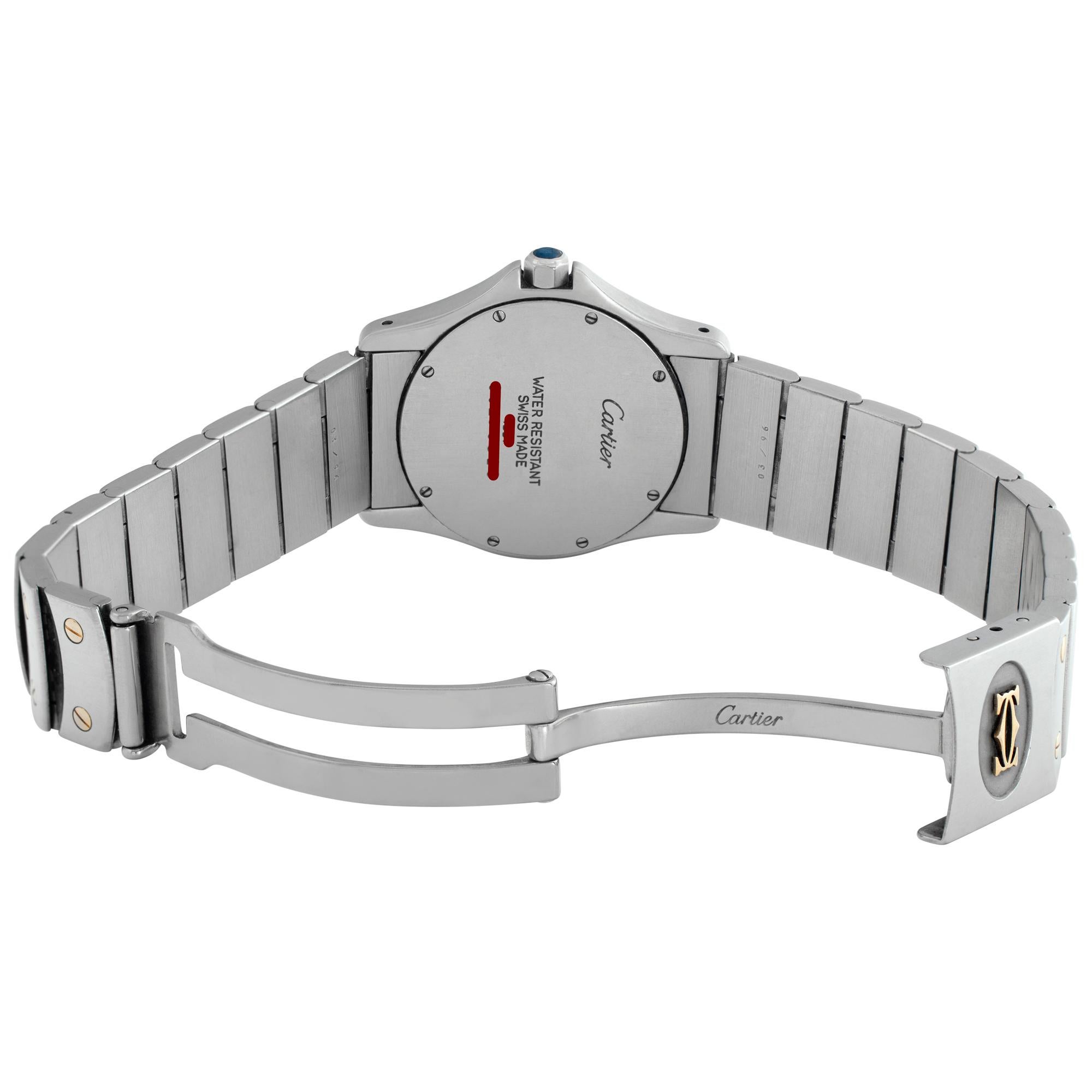 Women's or Men's Cartier Cougar 18k & stainless steel Quartz Wristwatch Ref 1551
