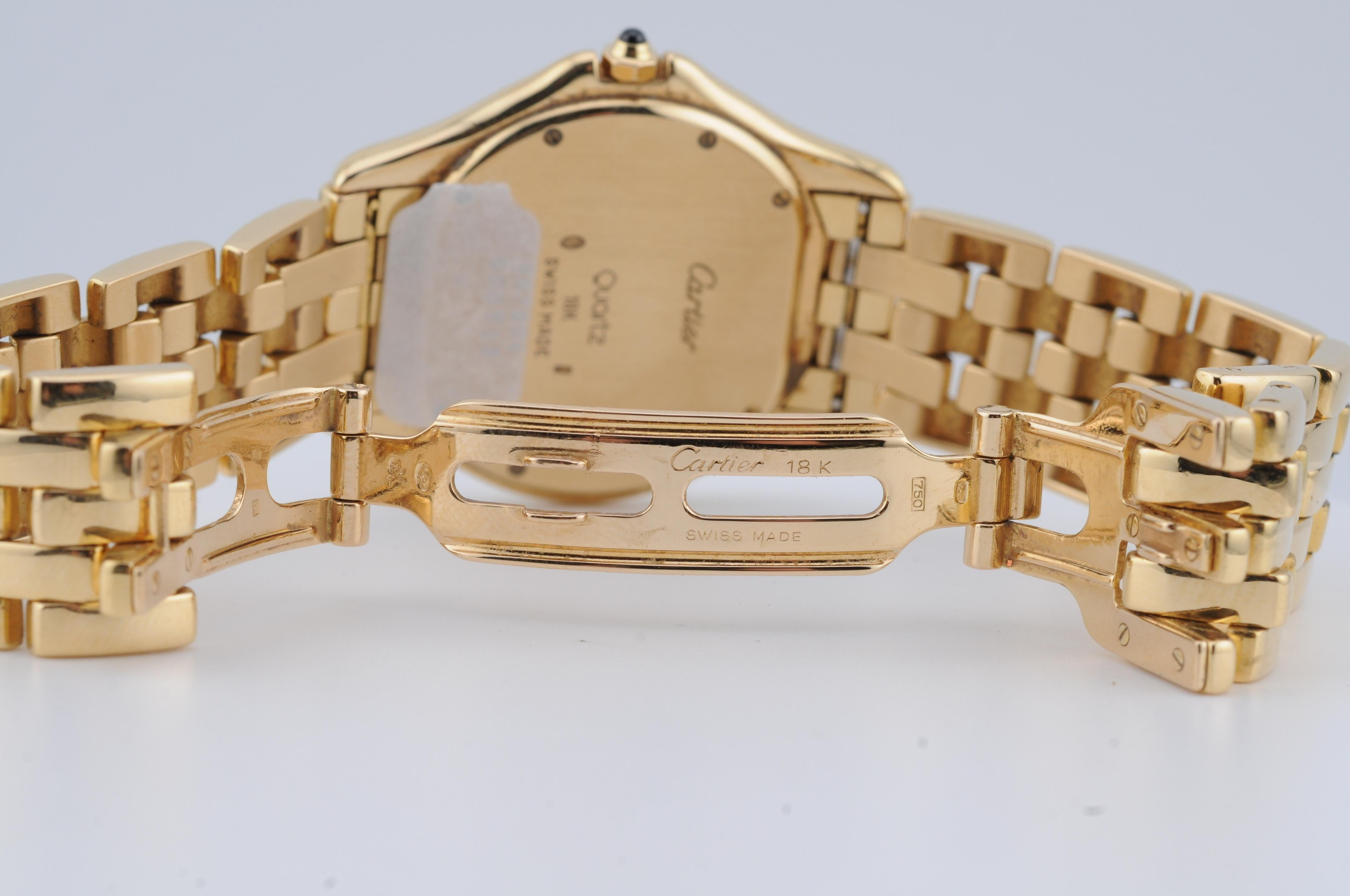 Cartier Cougar 18K Yellow Gold – Ref. 887904 For Sale 6