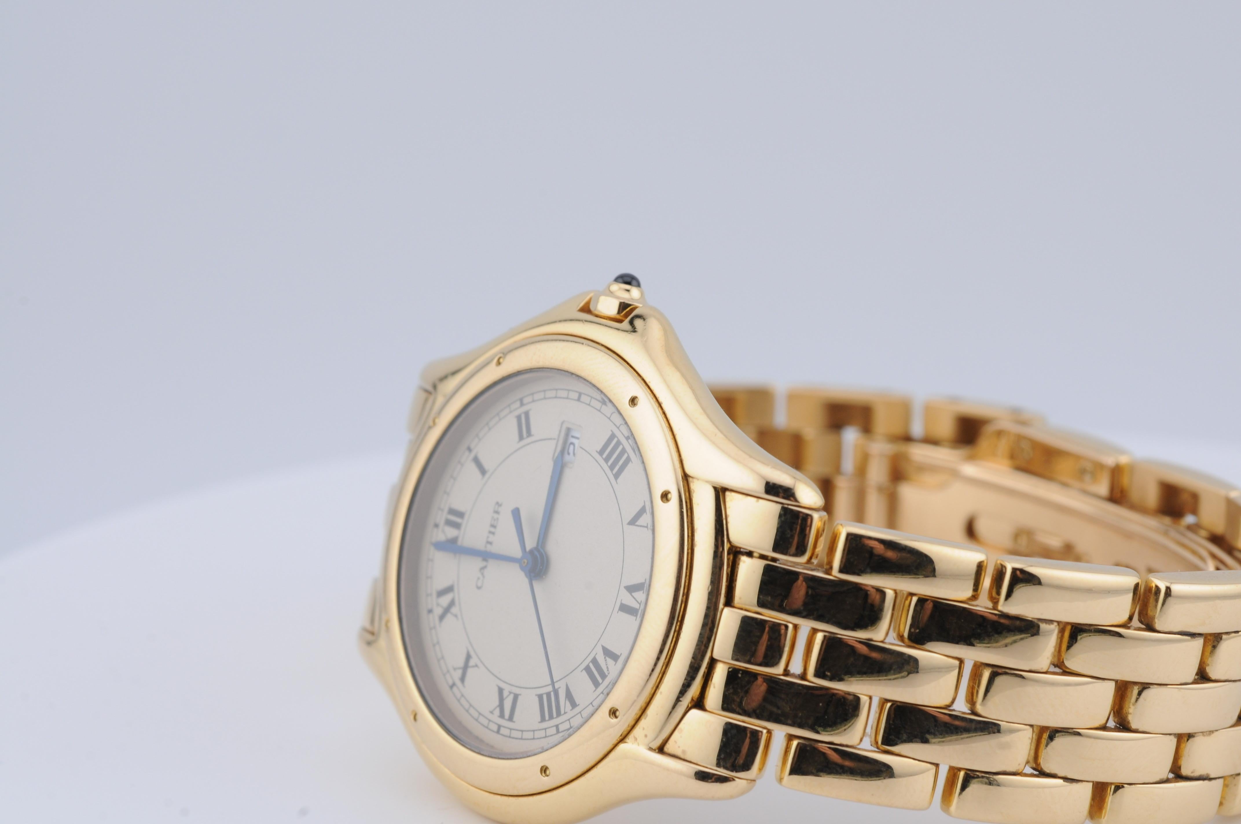 Cartier Cougar 18K Yellow Gold – Ref. 887904 For Sale 7