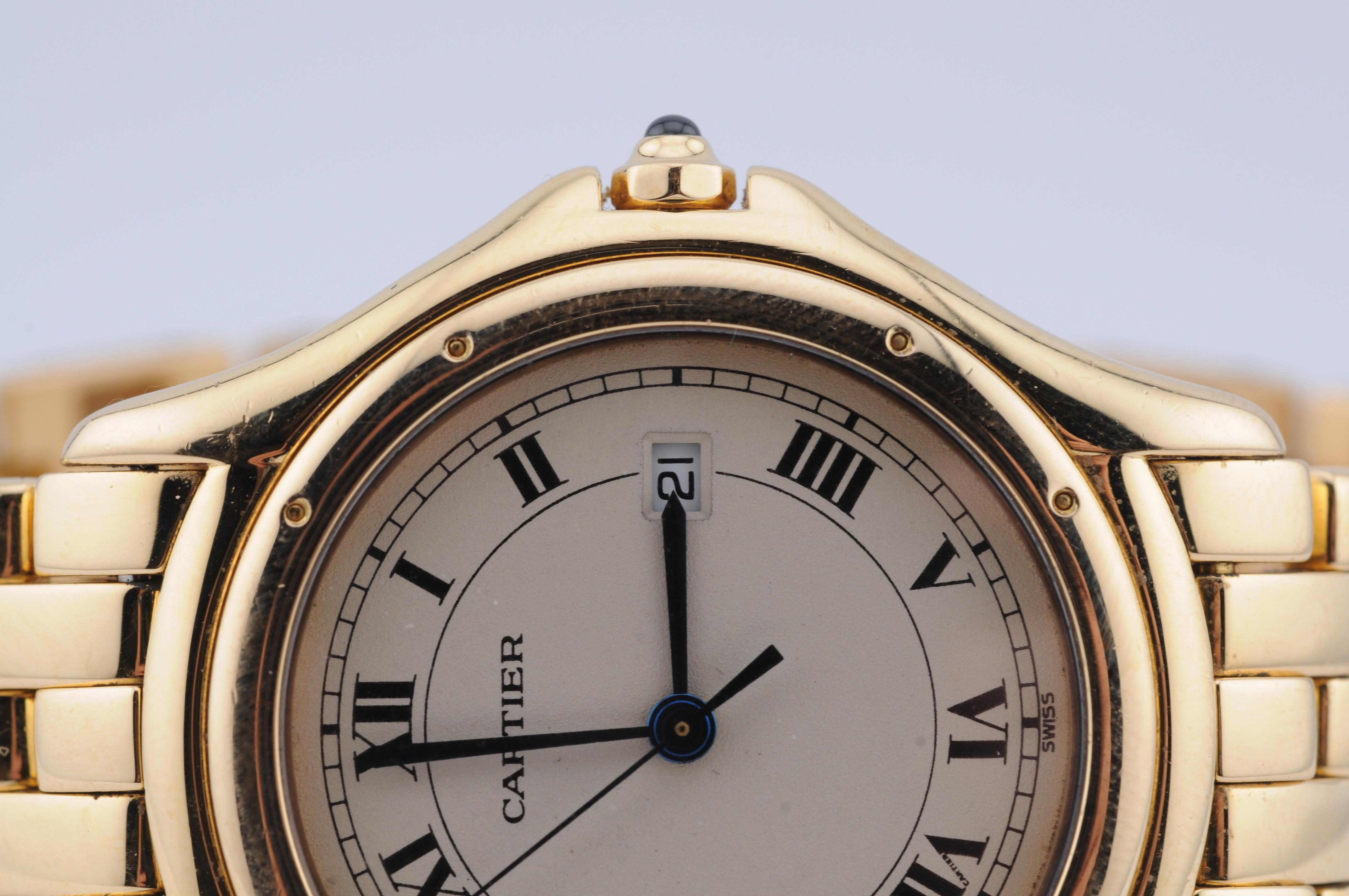 Cartier Cougar 18K Yellow Gold – Ref. 887904 For Sale 11