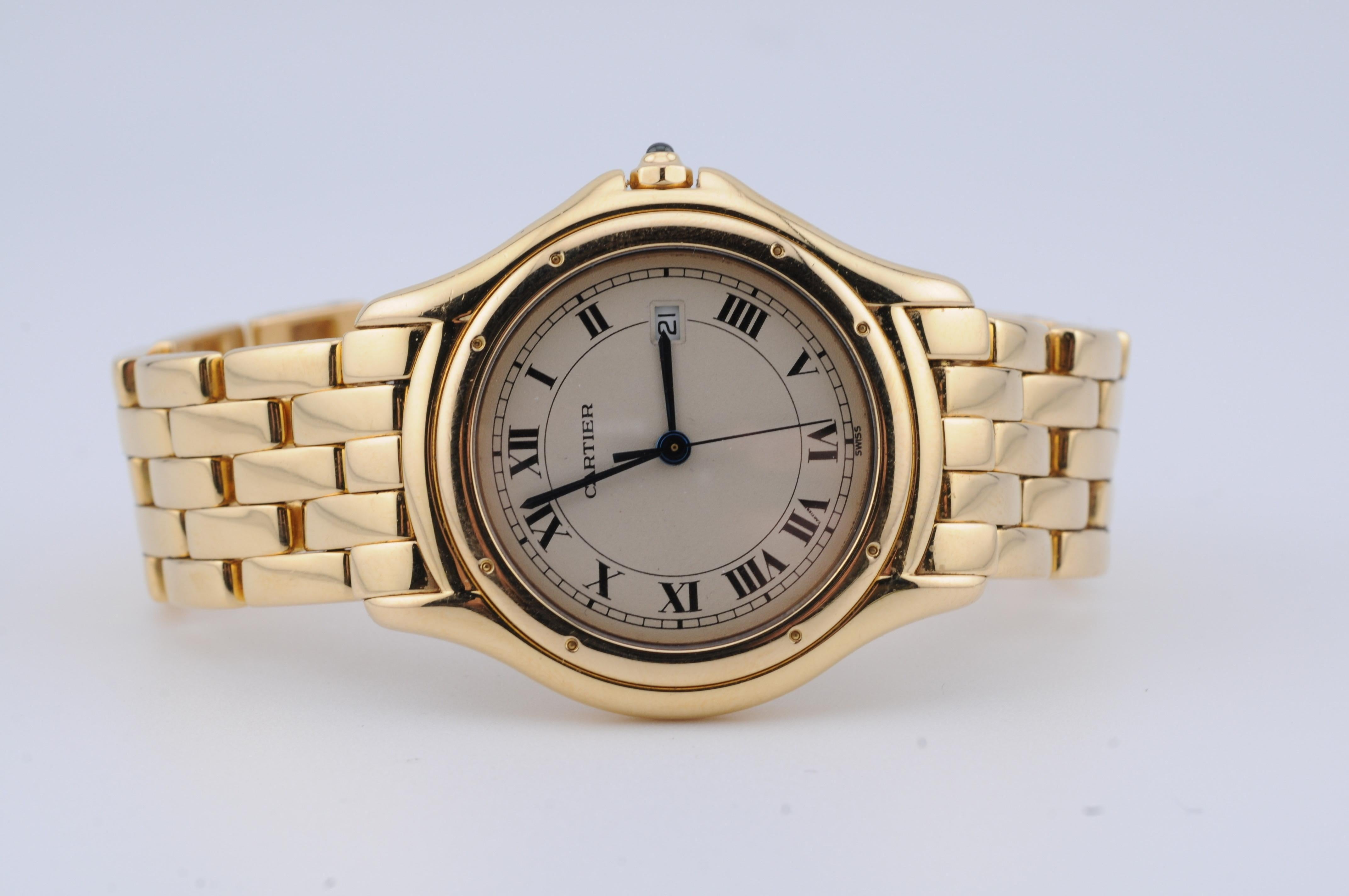 Cartier Cougar 18K Yellow Gold – Ref. 887904 For Sale 1