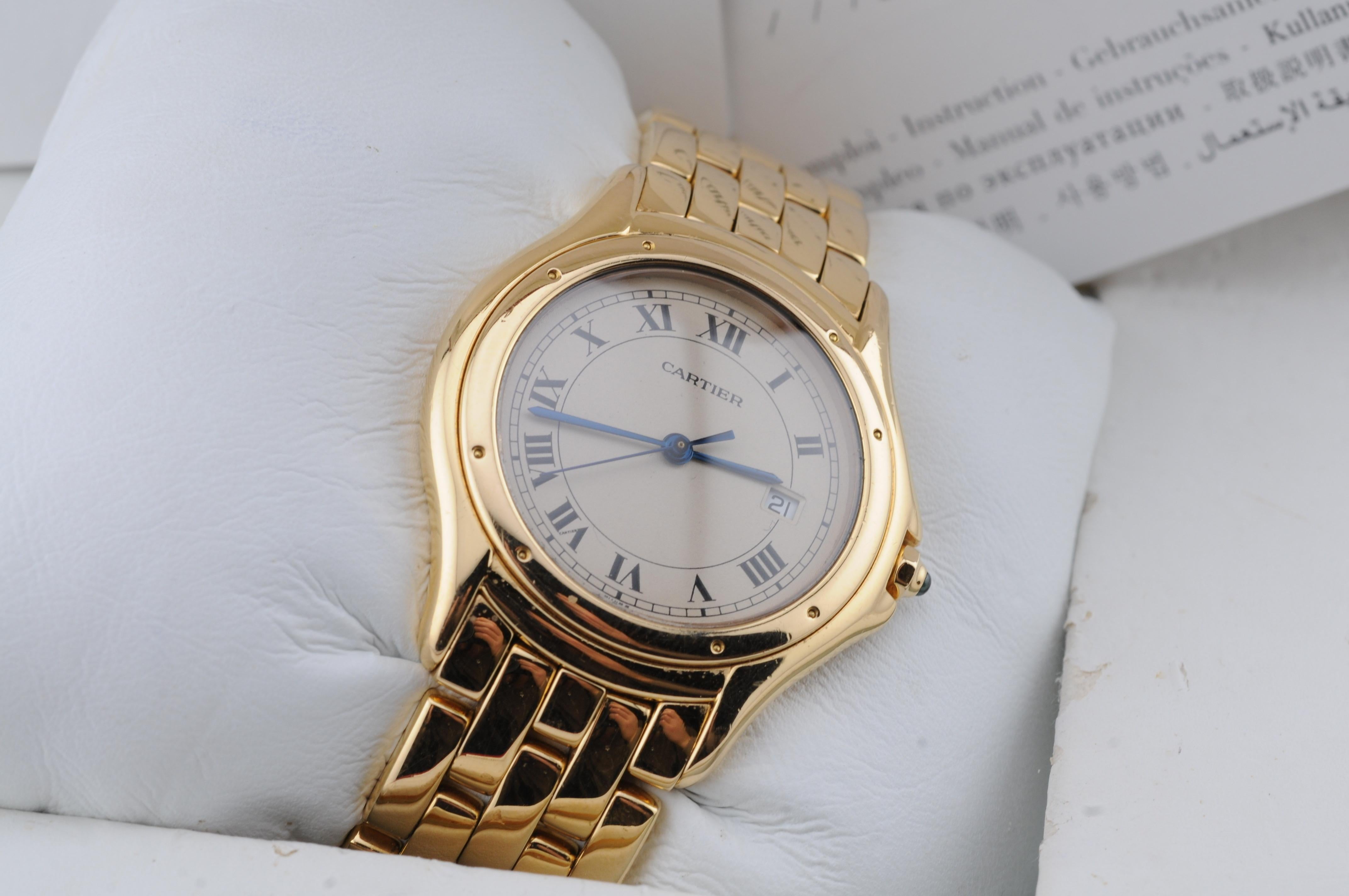 Cartier Cougar 18K Yellow Gold – Ref. 887904 For Sale 2