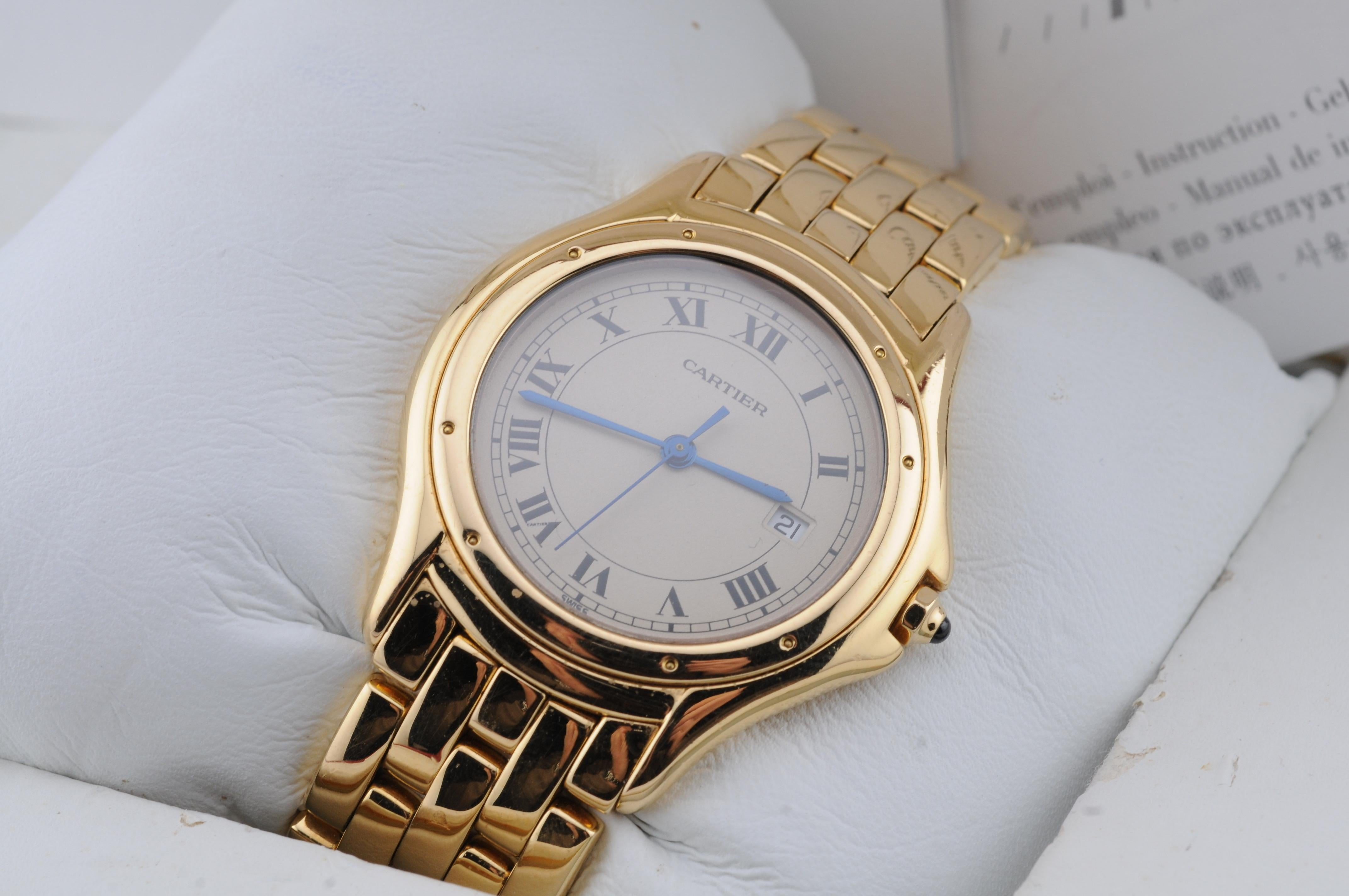 Cartier Cougar 18K Yellow Gold – Ref. 887904 For Sale 3