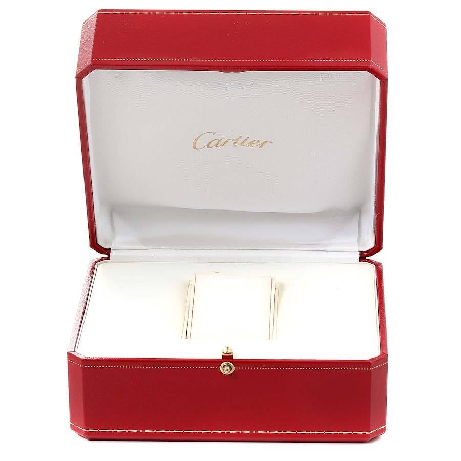 Cartier Cougar 18K Yellow Gold Silver Dial Ladies Watch 887904 For Sale 4