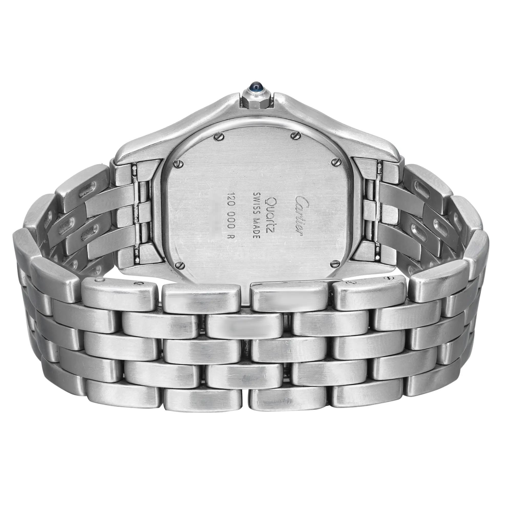 Women's Cartier Cougar Steel Silver Dial Quartz Unisex Watch W35002F5