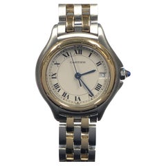Cartier Cougar Ladies Steel and Yellow Gold Quartz Wrist Watch