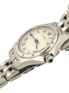 Cartier Cougar Ladies Steel Wrist Watch