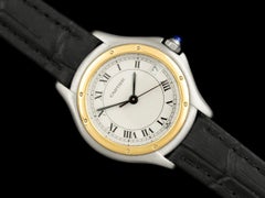 Cartier Cougar Panthere Ladies 2-Tone Watch - Stainless Steel & 18K Gold