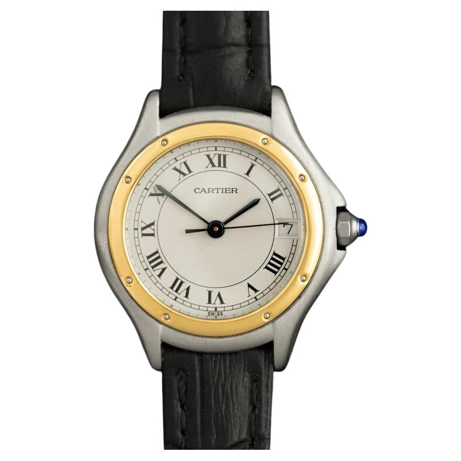 Cartier Cougar Panthere Ladies 2-Tone Watch - Stainless Steel 
18K Gold