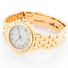 Cartier Cougar Yellow Gold Ladies Quartz Watch
