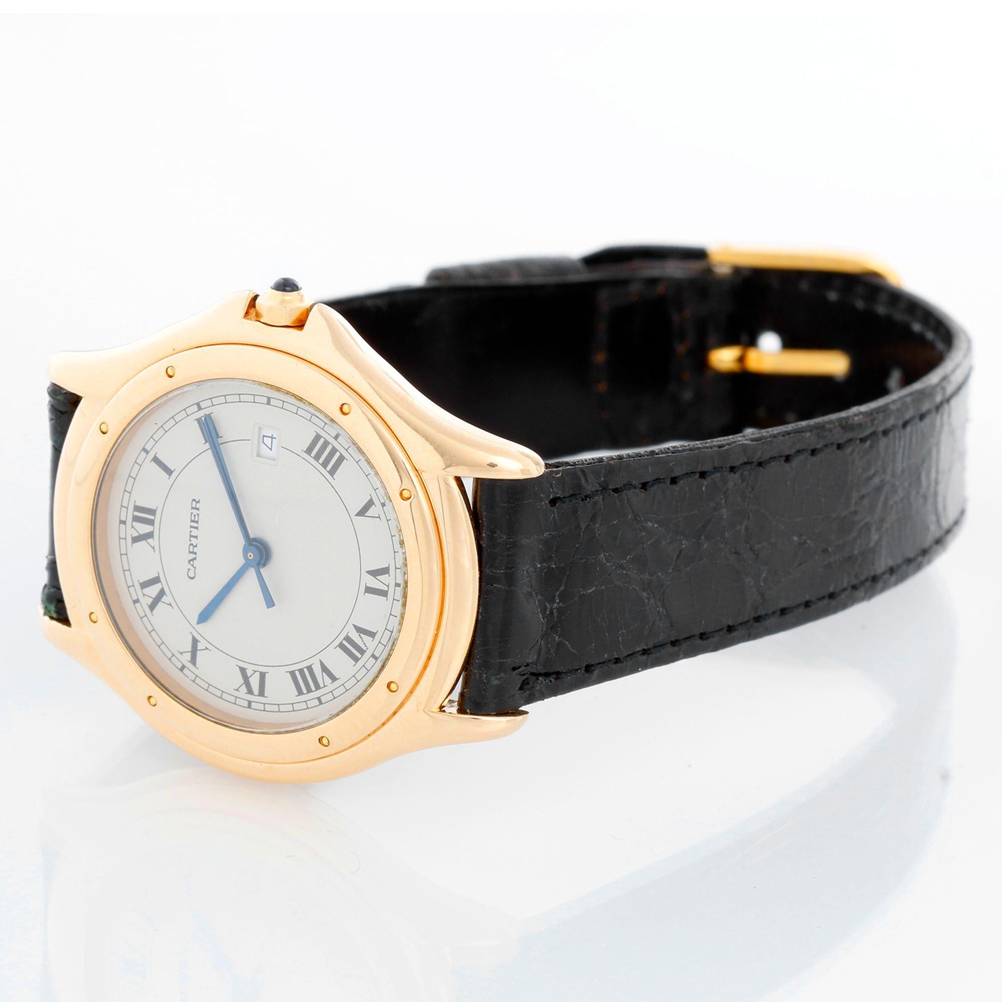 Women's Cartier Cougar Yellow Gold Ladies Quartz Watch
