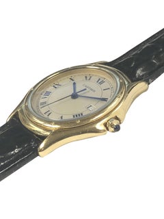 Cartier Cougar Yellow Gold Large Quartz Wrist Watch