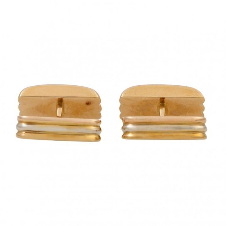 Cartier Couple Cufflinks 'Trinity' In Good Condition For Sale In Stuttgart, BW