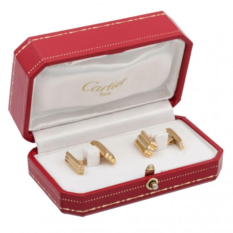 Cartier Couple Cufflinks 'Trinity' For Sale 2