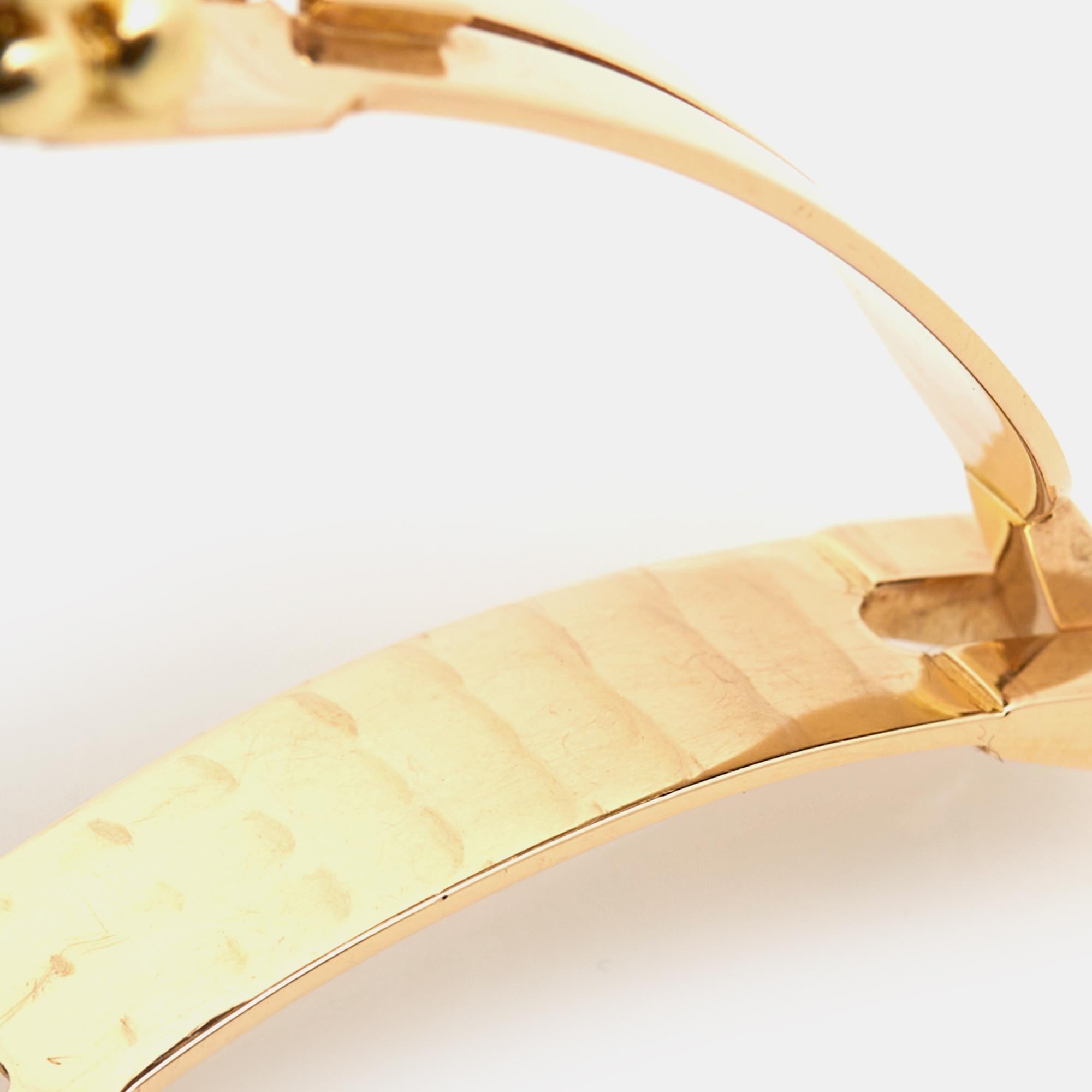 Cartier Cream 18k Yellow Gold Diamond Colisee 1628 Women's Wristwatch 24 mm 4