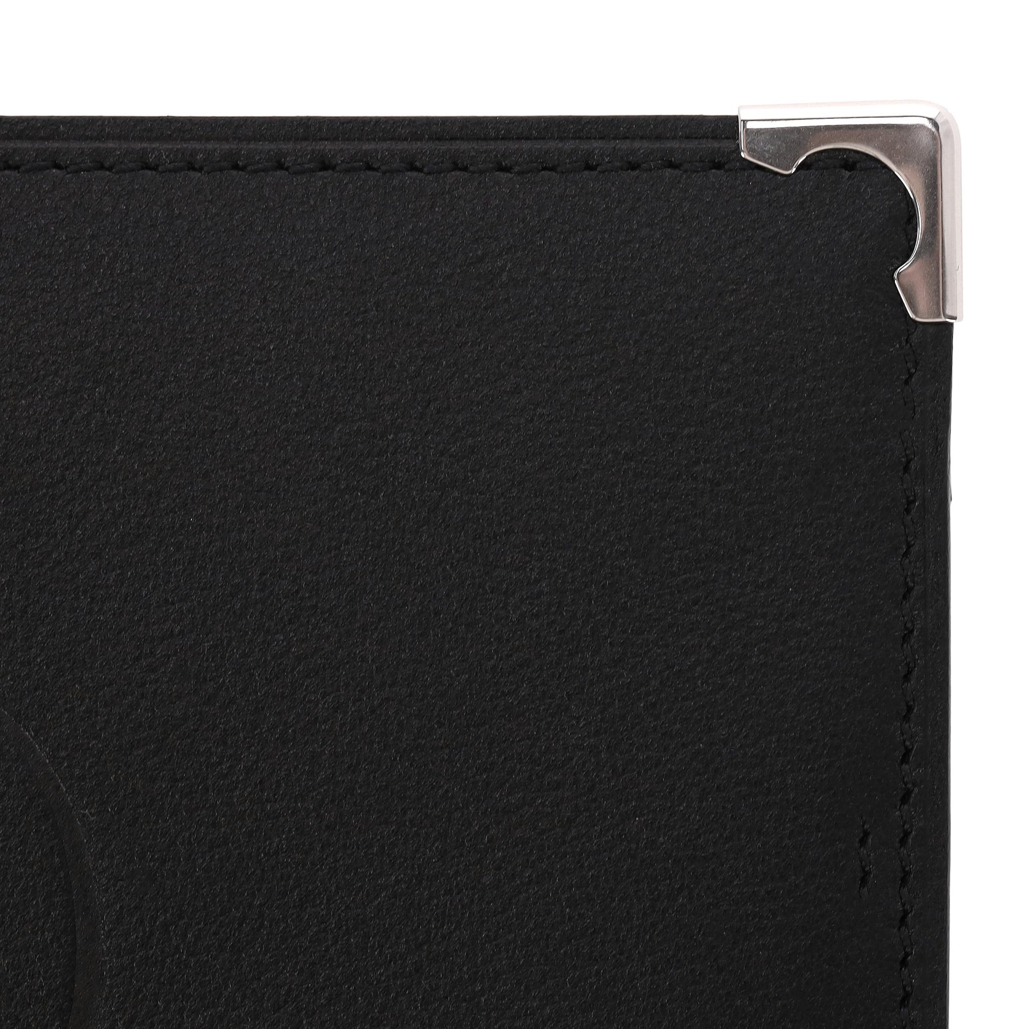 Portafoglio in pelle con carta di credito Cartier in vendita 2