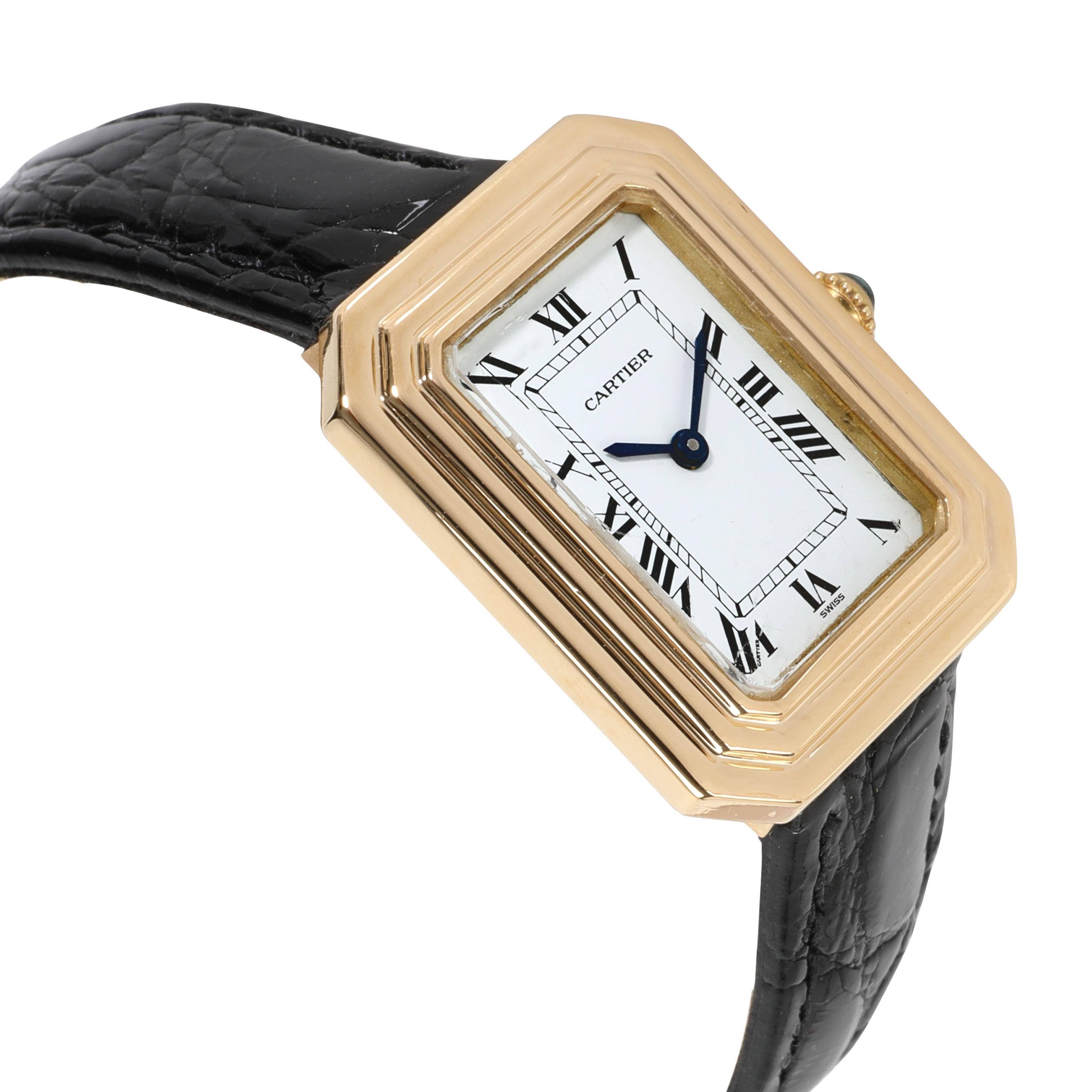 Cartier Crisallor 7809 Women's Watch in 18kt Yellow Gold In Excellent Condition In New York, NY