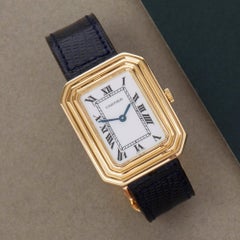 Cartier Cristallor Paris Ladies Yellow Gold Enamel Dial Watch