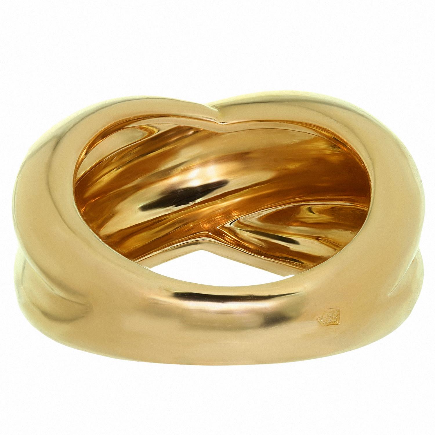 Cartier Crossover Yellow Gold Ring 1