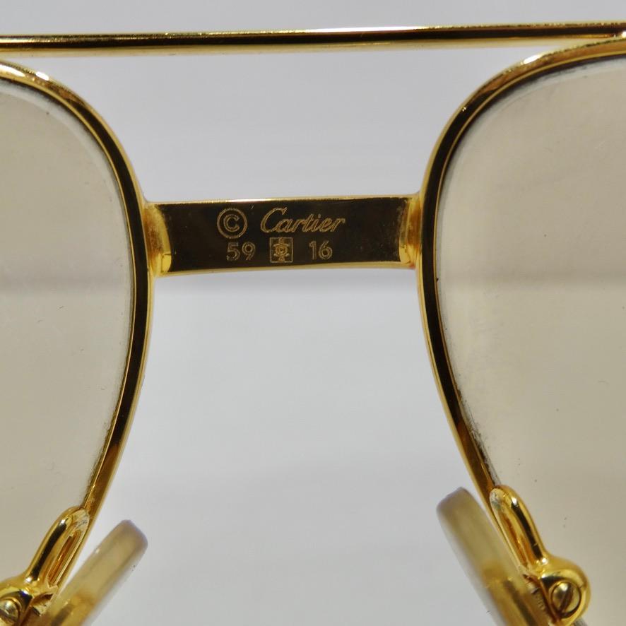 Cartier CT0303S Pilot-Frame Sunglasses 7