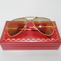 Cartier CT0303S Pilot-Frame Sunglasses