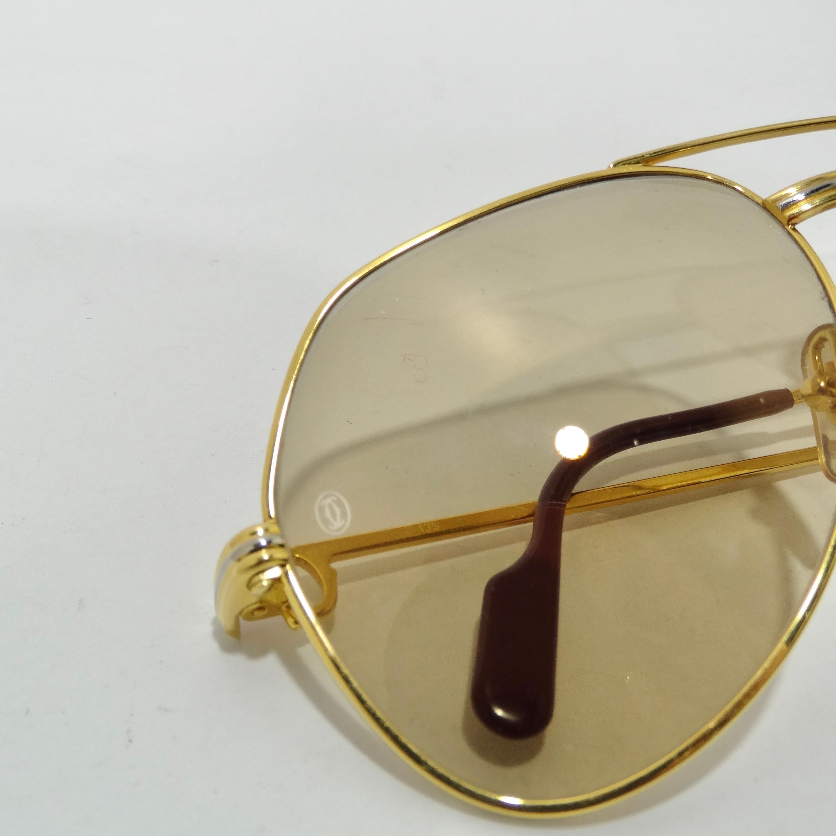 Women's or Men's Cartier CT0303S Pilot-Frame Sunglasses