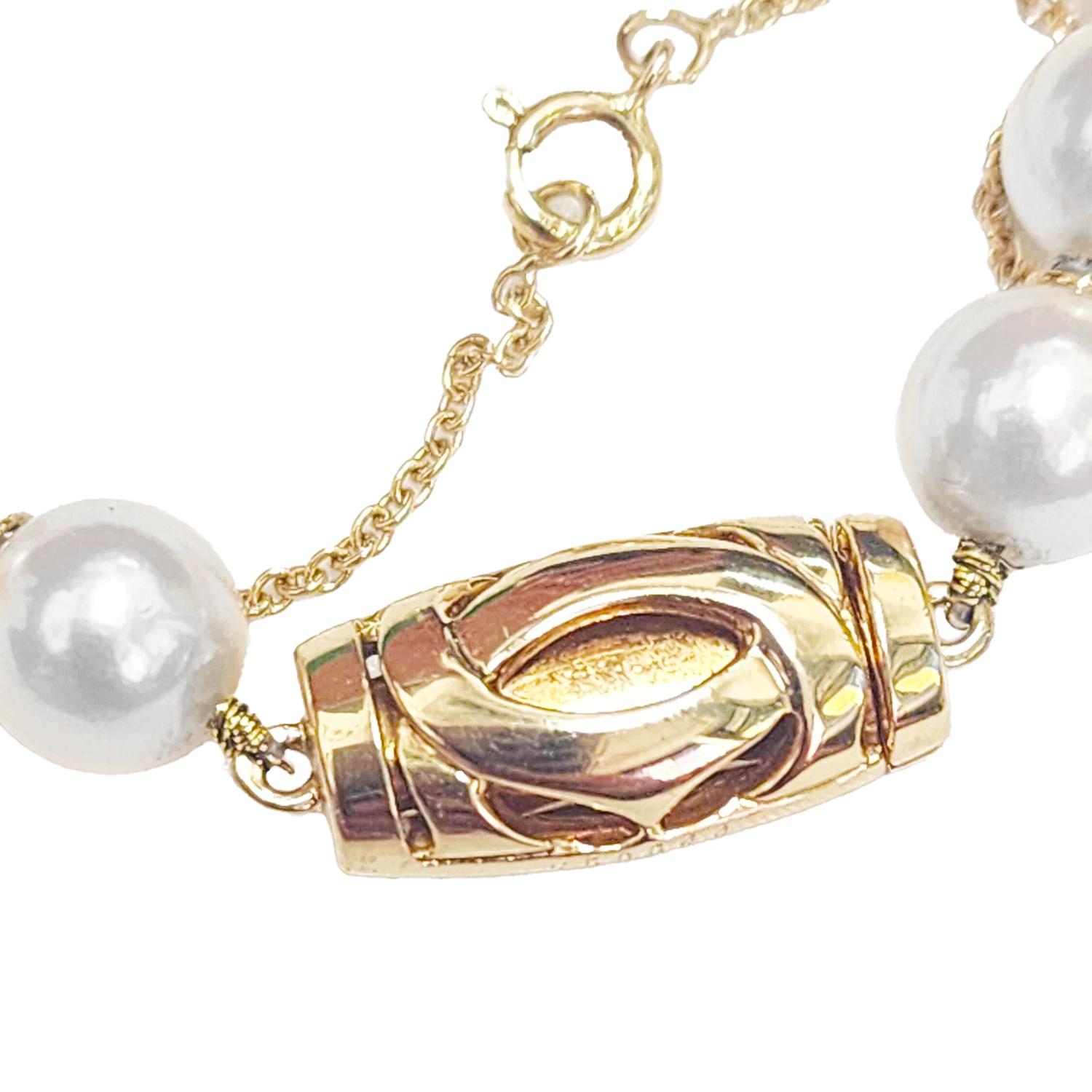 Women's Cartier Cultured Akoya Pearl 'DOLPHIN' Necklace