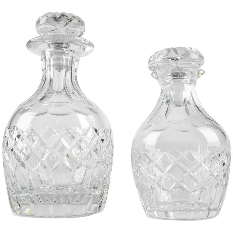 Cartier Cut Crystal Barware Drink Decanter Set at 1stDibs