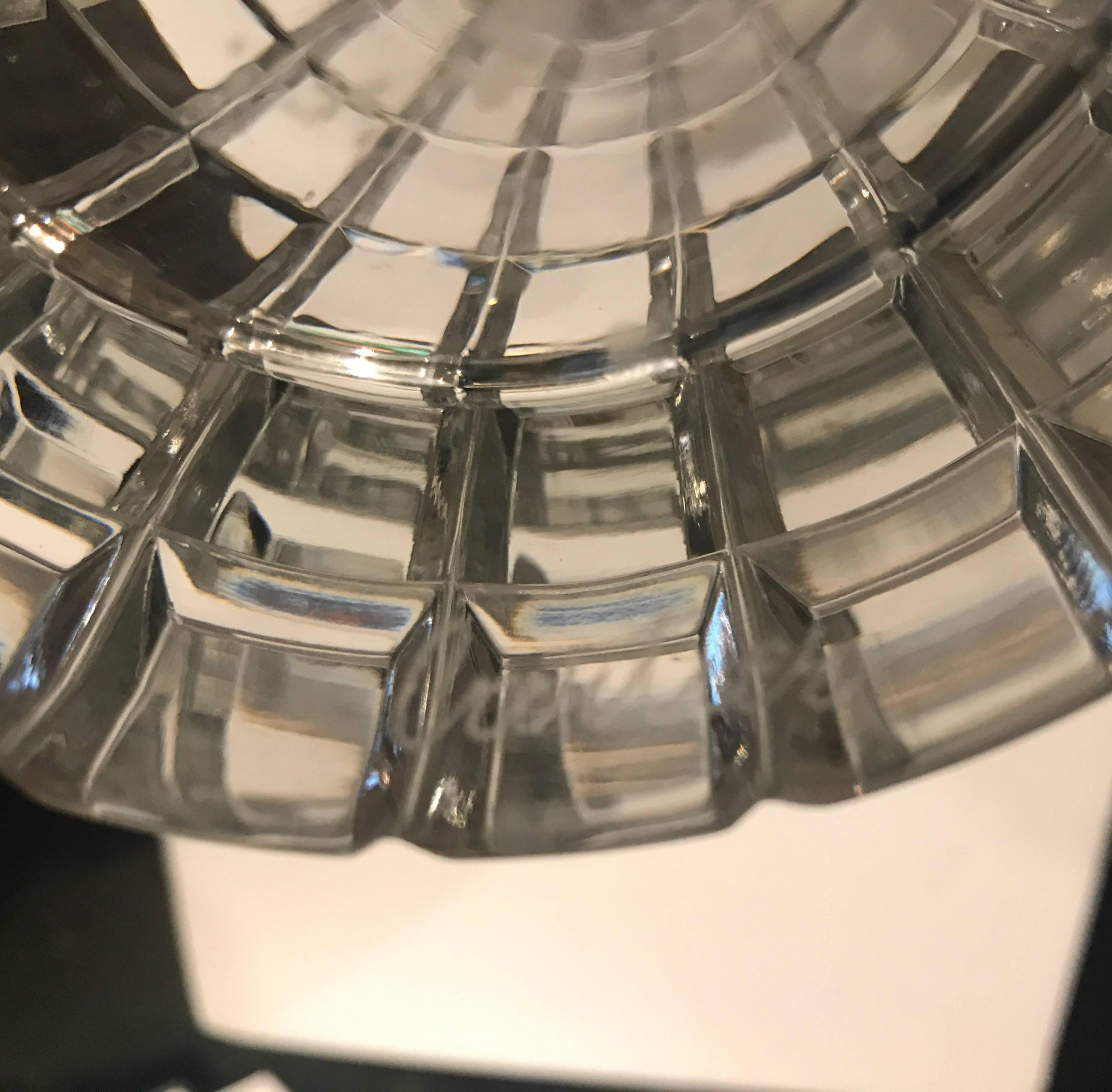 Vase cylindrique en cristal Cartier 3