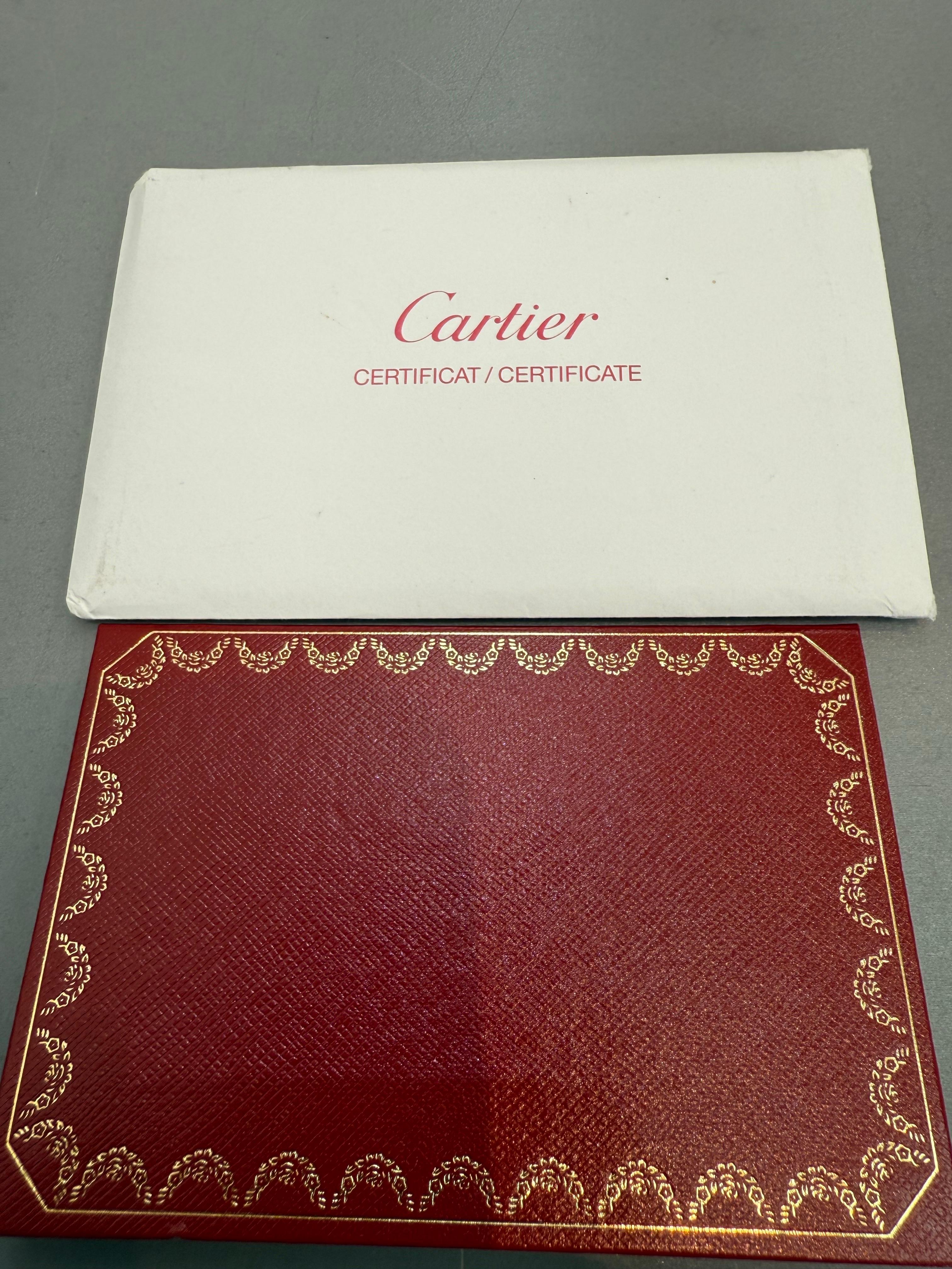 Cartier, D’ amour , A Diamond Pendant Necklace 18K White Gold In Good Condition For Sale In London, GB