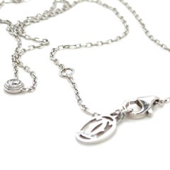 Cartier, D’ amour , A Diamond Pendant Necklace 18K White Gold