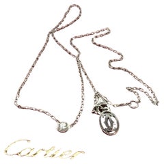 Cartier, D’ amour , A Diamond Pendant Necklace 18K White Gold