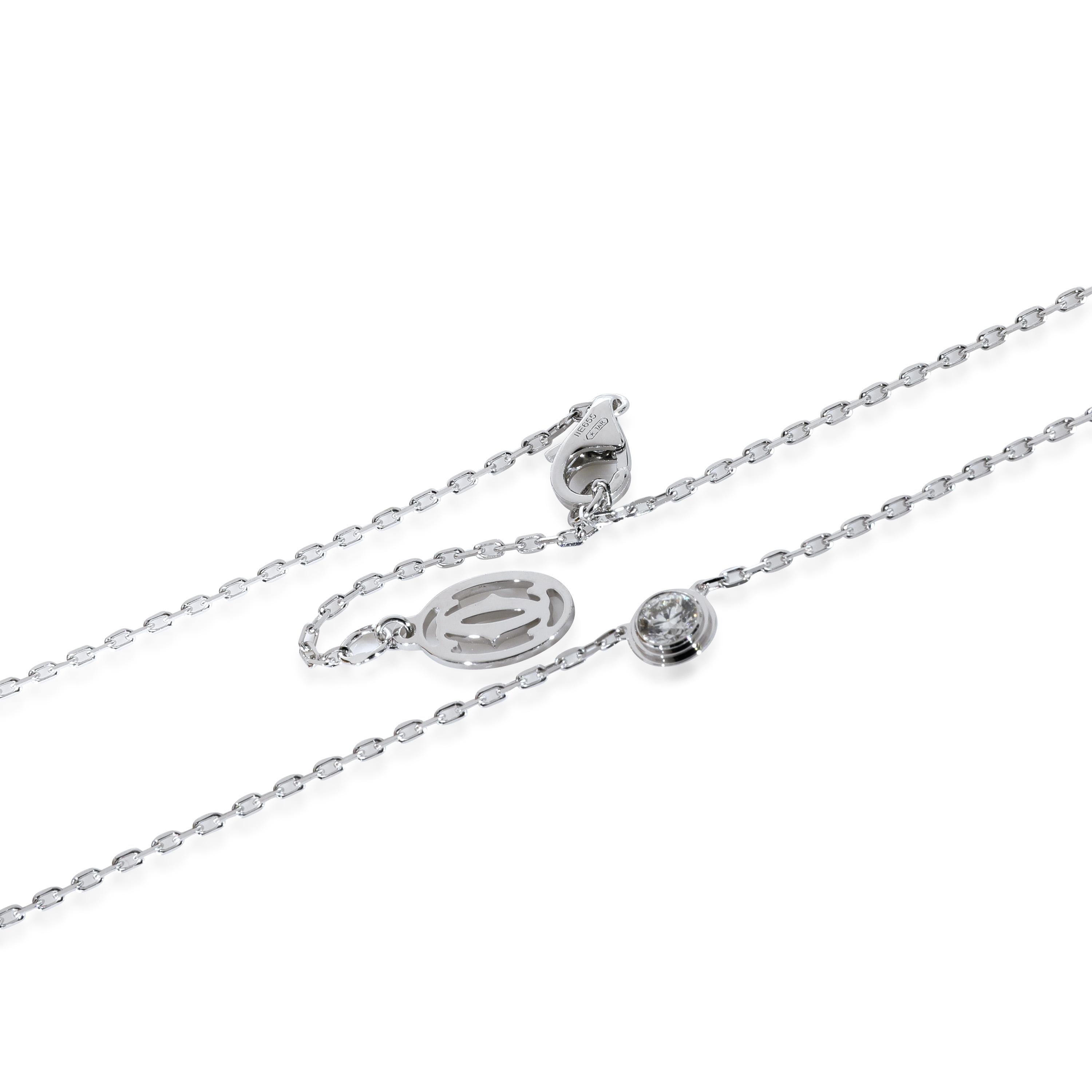 Cartier D Amour Diamond Solitaire Necklace in 18k White Gold 0.18 CTW

PRIMARY DETAILS
SKU: 130222
Listing Title: Cartier D Amour Diamond Solitaire Necklace in 18k White Gold 0.18 CTW
Condition Description: Retails for 2380 USD. Large model. In