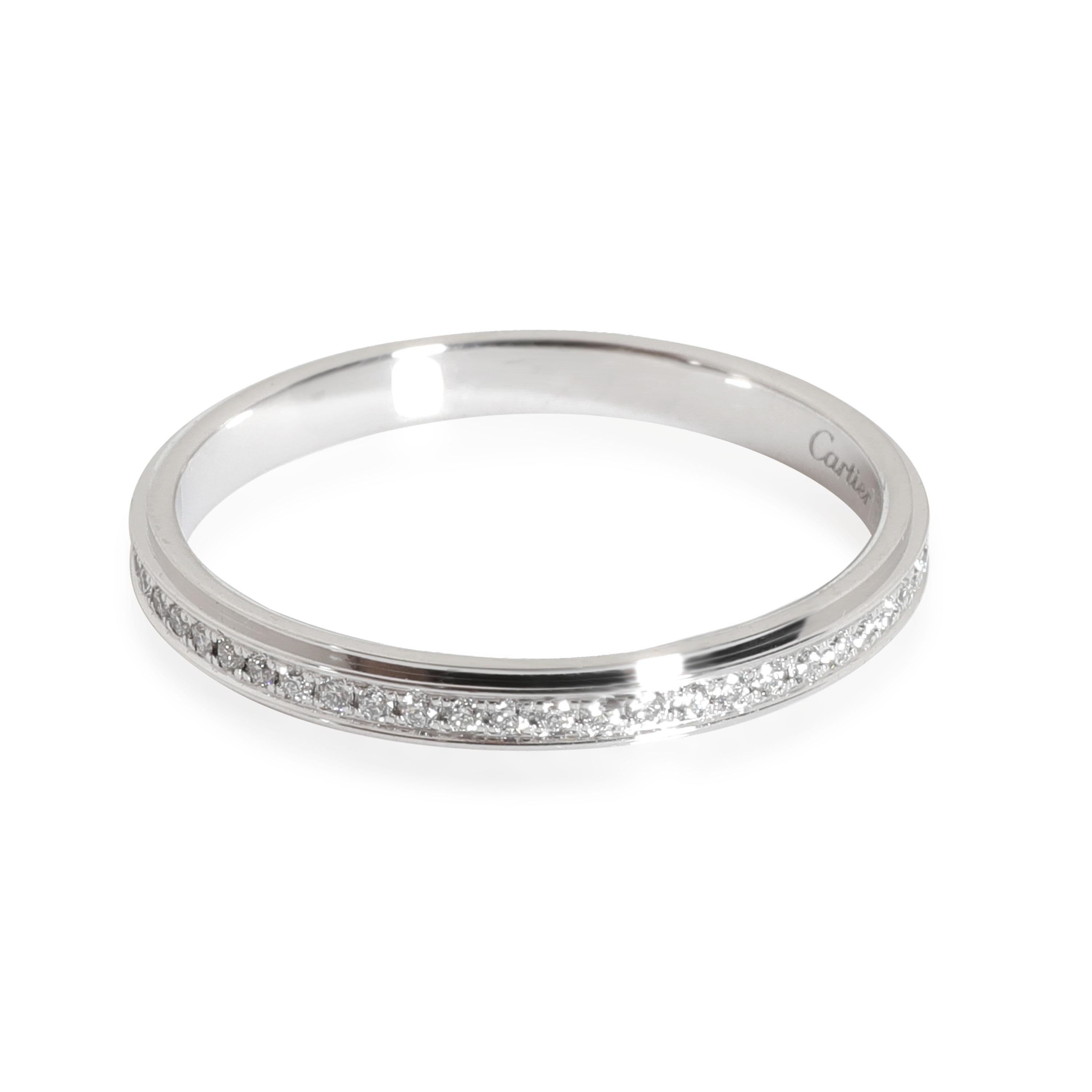 Cartier D'Amore Diamond Wedding Band in Platinum 0.15 CTW

PRIMARY DETAILS
SKU: 116129
Listing Title: Cartier D'Amore Diamond Wedding Band in Platinum 0.15 CTW
Condition Description: Retails for 3500 USD. In excellent condition and recently