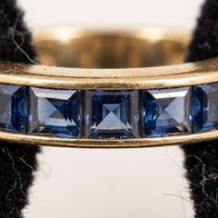 Cartier D'Amour Ewigkeitsring aus 18 Karat Roségold mit Saphiren