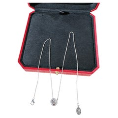 Cartier D'Amour 18K White-Gold Full-Paved Diamond Necklace