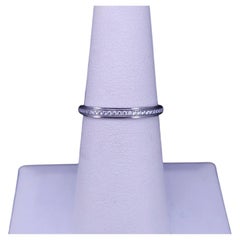 Cartier D'Amour 2.3mm Platinum Diamond Wedding Band Ring