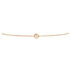Cartier D'amour Bracelet 18k Rose Gold and Diamond Small